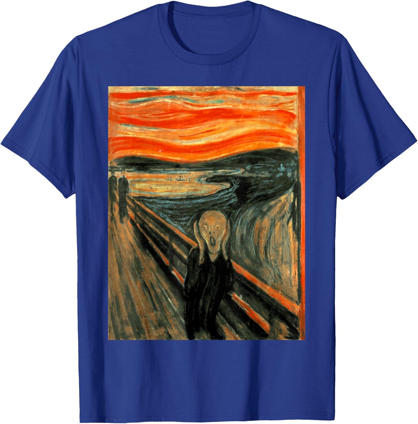 The Scream by Edvard Munch 1893 Expressionism Art Aesthetic T-Shirt - T-Shirt | Royal