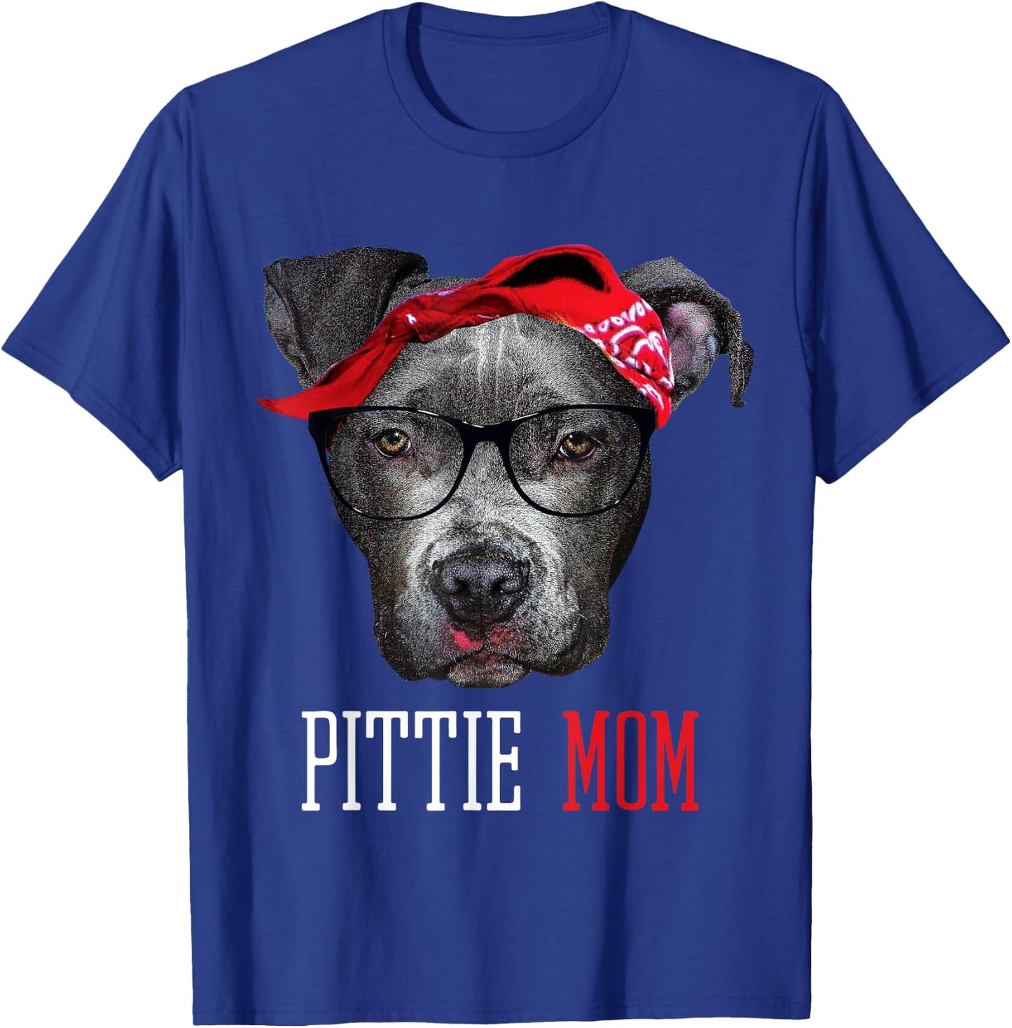 Pittie Mom Pitbull Dog Lovers Women T-Shirt - T-Shirt | Royal