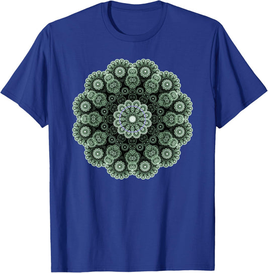 Mandala Sacred Geometry Prana Art Yoga Mantra Om Good Vibe T-Shirt - T-Shirt | Royal