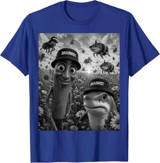 Tralalero Tralala Tung Tung Sahur Italian Brainrot T-Shirt - T-Shirt | Royal