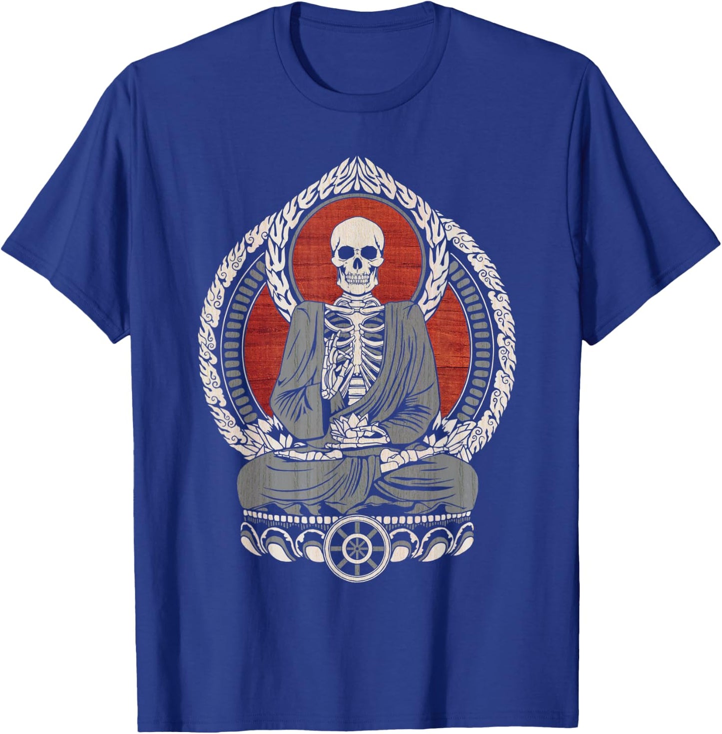 Starving Gautama Buddha - Skeleton Cherry T-Shirt - T-Shirt | Royal