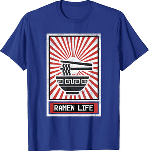 Ramen Life Noodle Soup T-Shirt - T-Shirt | Royal