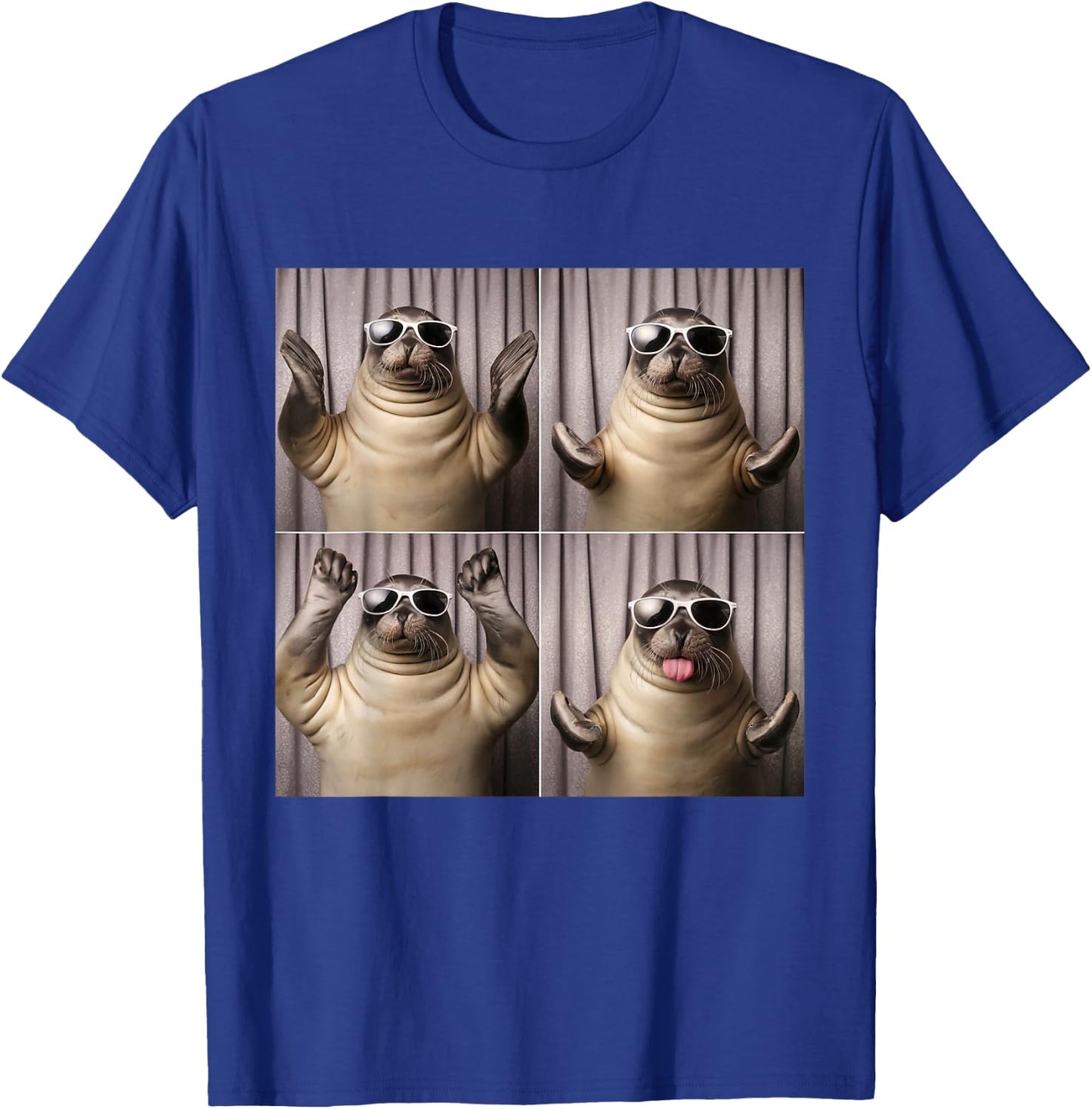 Funny Sea Lion Seal Animal Ocean Gift Seal Lovers T-Shirt - T-Shirt | Royal