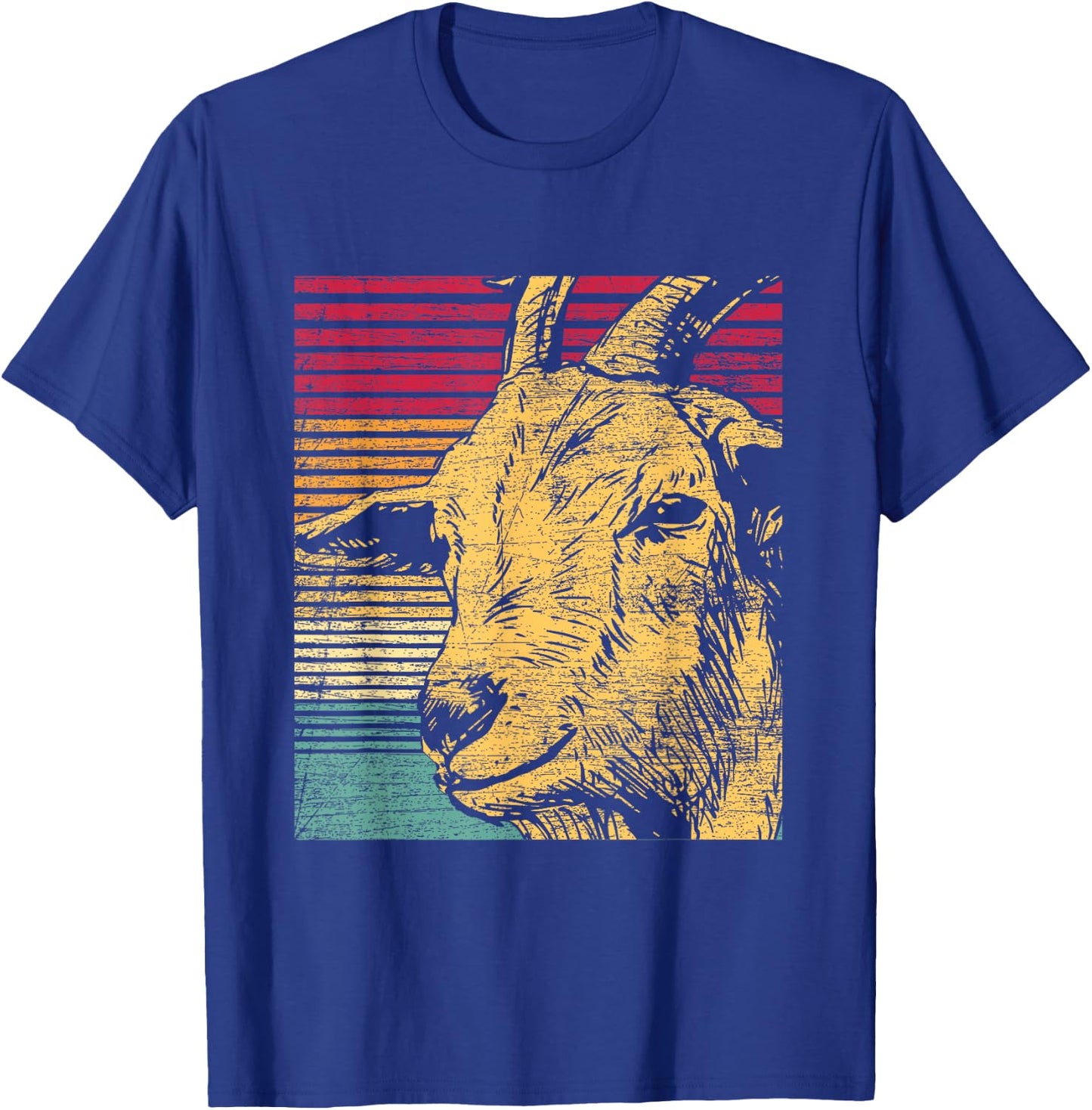 Retro Goat T-Shirt - T-Shirt | Royal