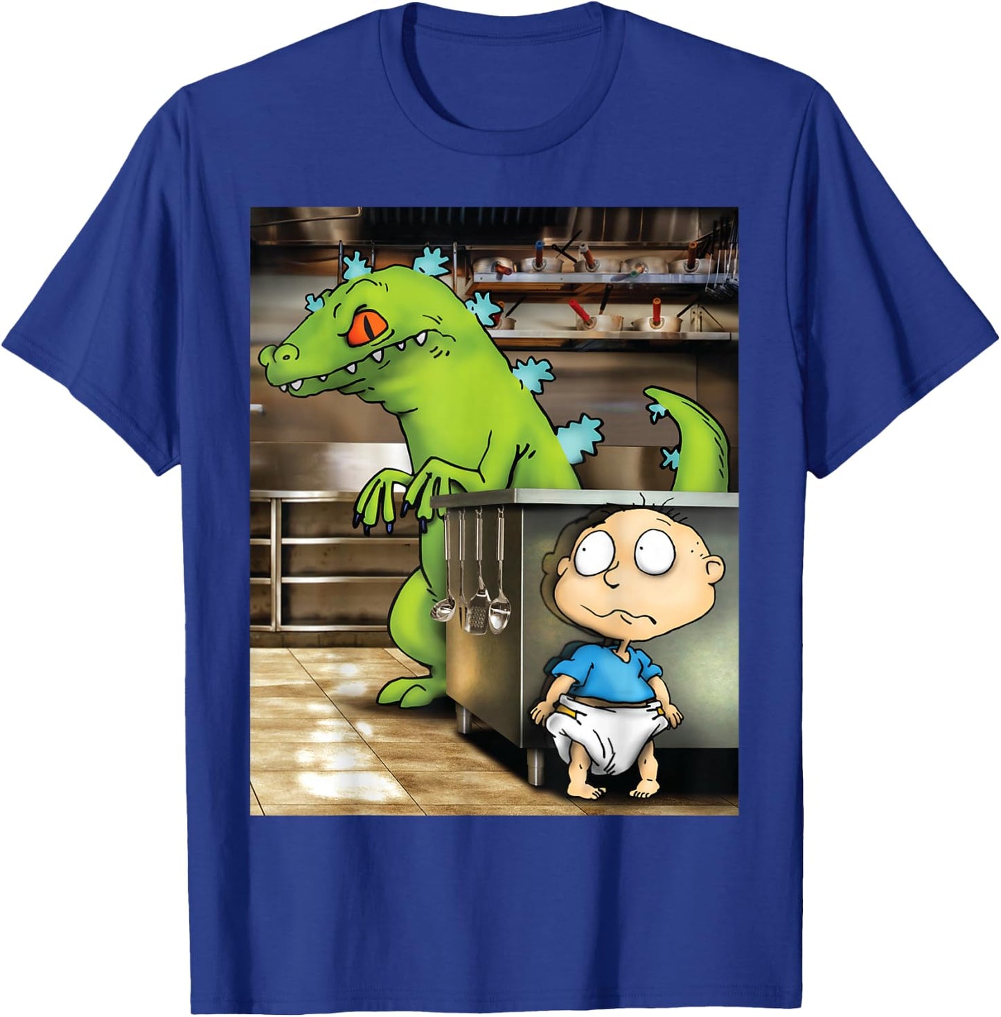Reptar and Tommy Jurassic Park T-Shirt - T-Shirt | Royal