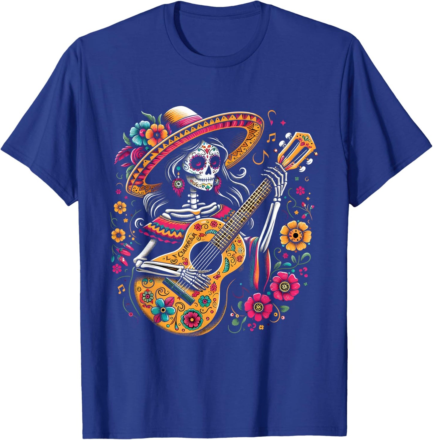 De Los Muertos La Catrina Day of the Dead Sugar Skull Women T-Shirt - T-Shirt | Royal