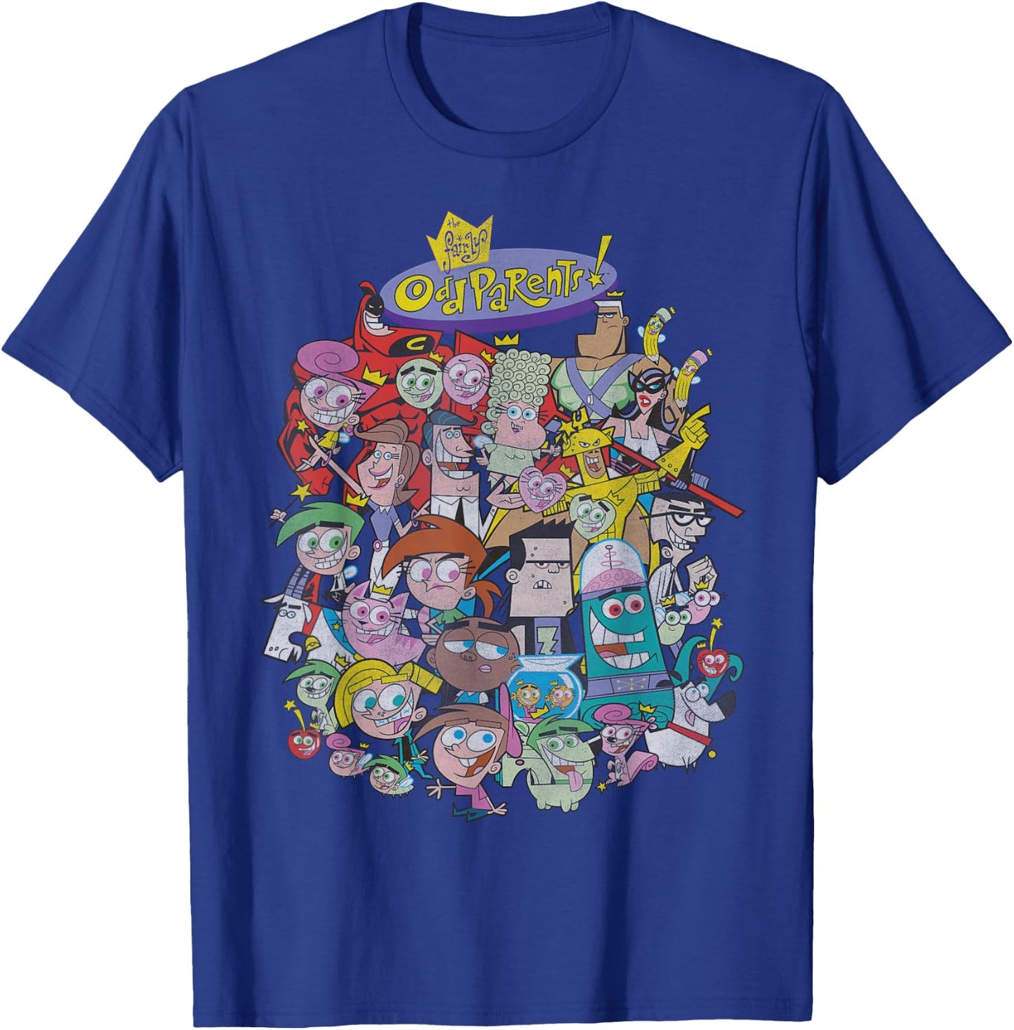 Nickelodeon The Fairly OddParents Total Character T-Shirt - T-Shirt | Royal