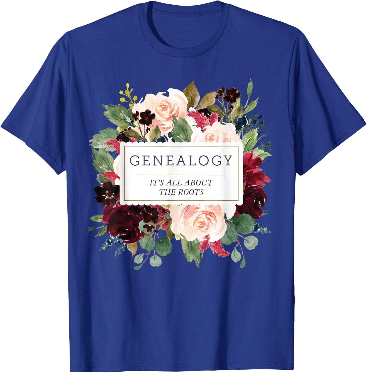 Genealogy Shirt Genealogist Gift Ladies Family Research T-Shirt - T-Shirt | Royal