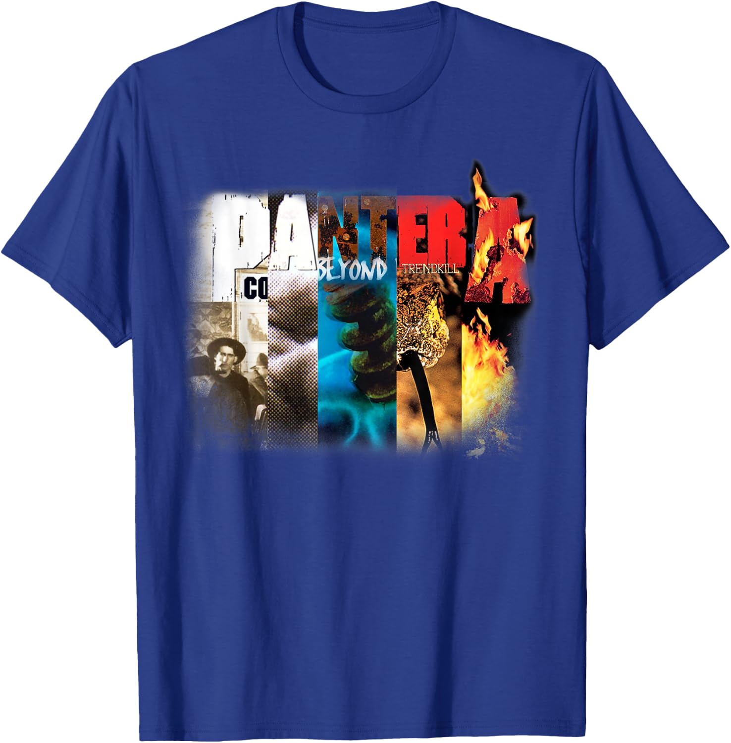 Pantera Official Collage Album T-Shirt - T-Shirt | Royal