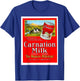 Vintage poster - Carnation Milk Retro T-Shirt - T-Shirt | Royal