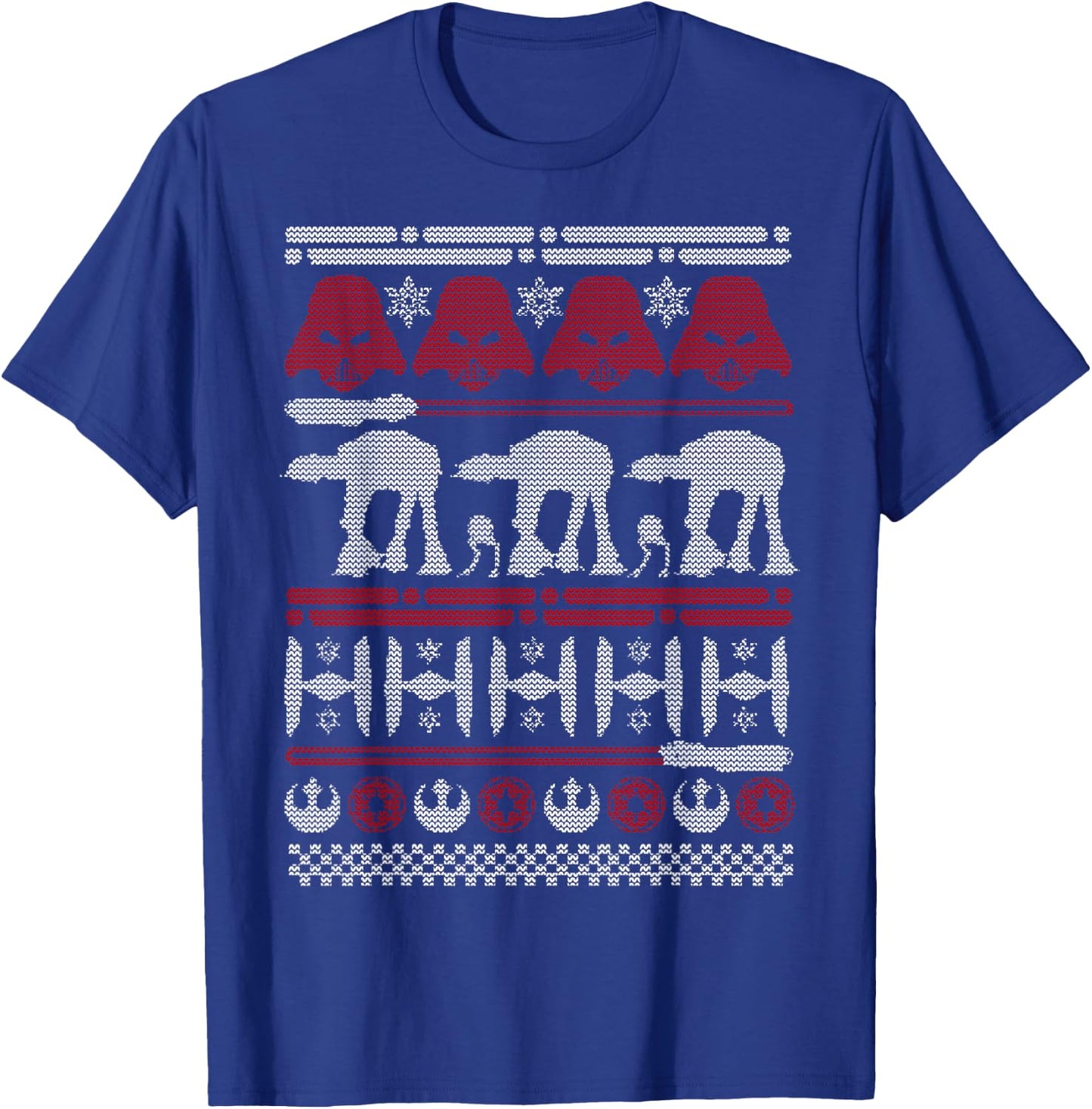 Star Wars Battle Of Hoth Ugly Christmas Sweater T-Shirt - T-Shirt | Royal
