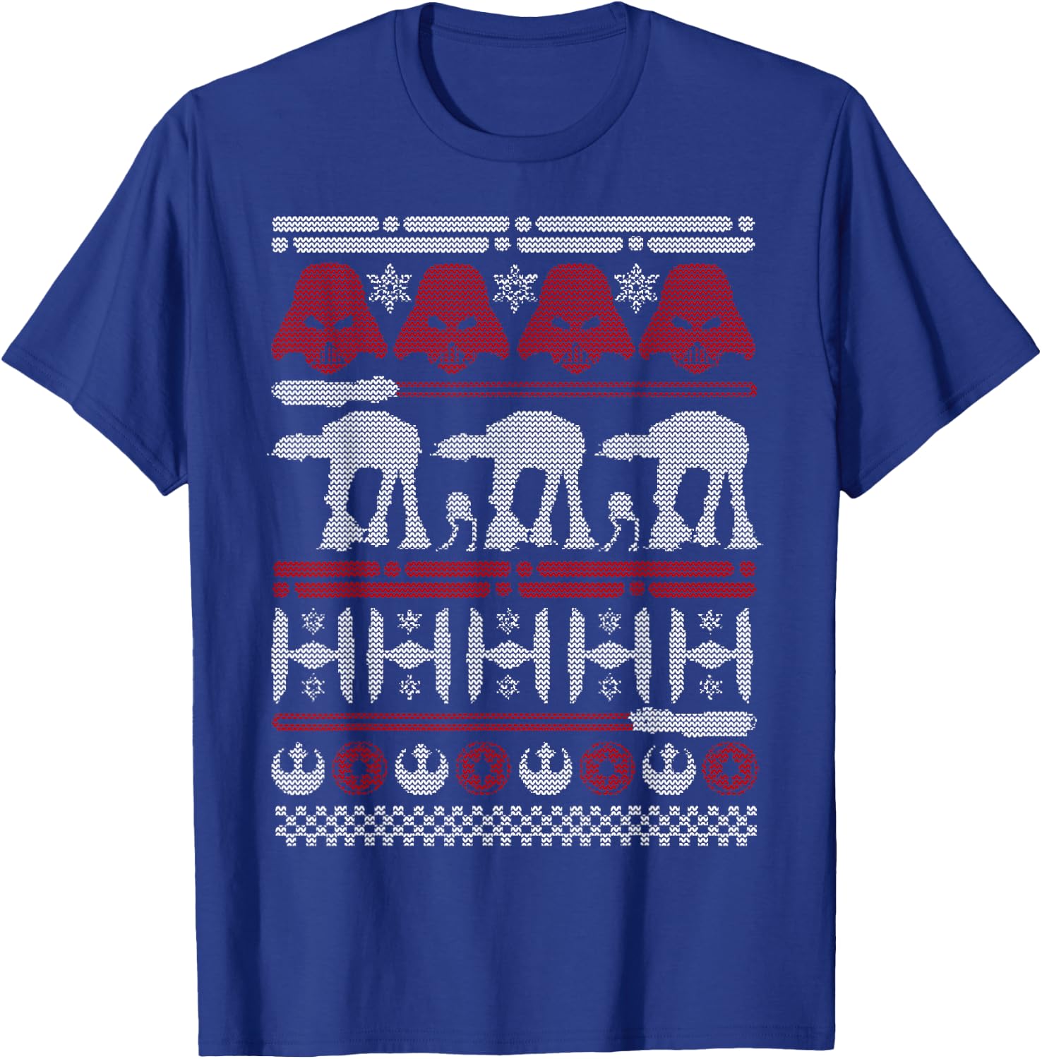 Star Wars Battle Of Hoth Ugly Christmas Sweater T-Shirt - T-Shirt | Royal