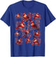 Red Cardinal Birds Christmas Holiday Winter Gift Bird Lovers T-Shirt - T-Shirt | Royal