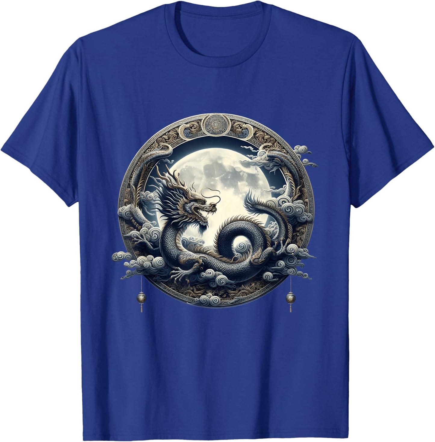 Aesthetic Cottage Lunar Mystical Allure Of Dragons Dragon T-Shirt - T-Shirt | Royal