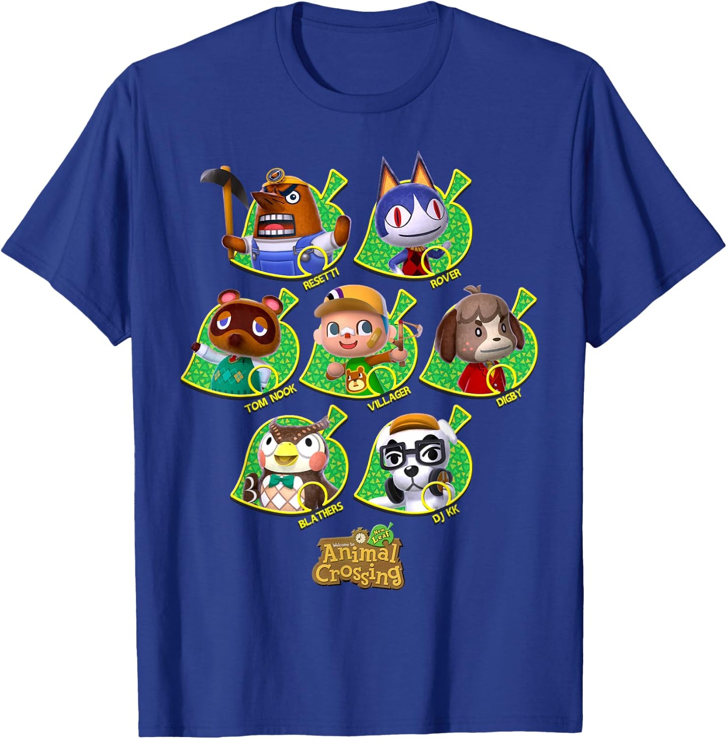 Animal Crossing New Leaf Towns People Graphic T-Shirt - T-Shirt | Royal