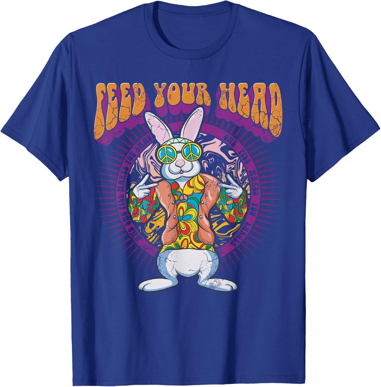 LyricVerse - WHITE RABBIT BY GRACE SLICK T-Shirt - T-Shirt | Royal