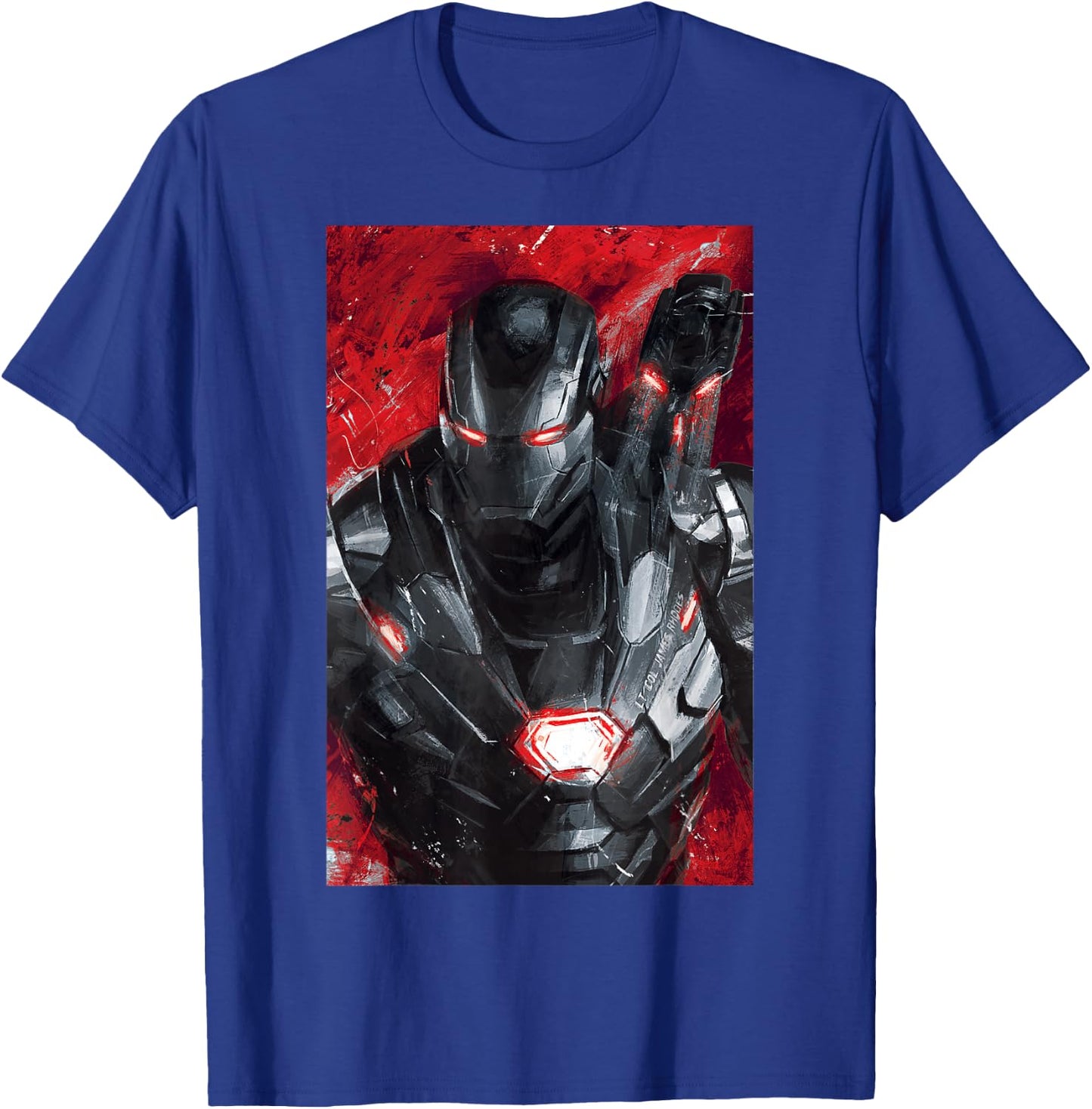Marvel Avengers Endgame War Machine Painting Graphic T-Shirt - T-Shirt | Royal
