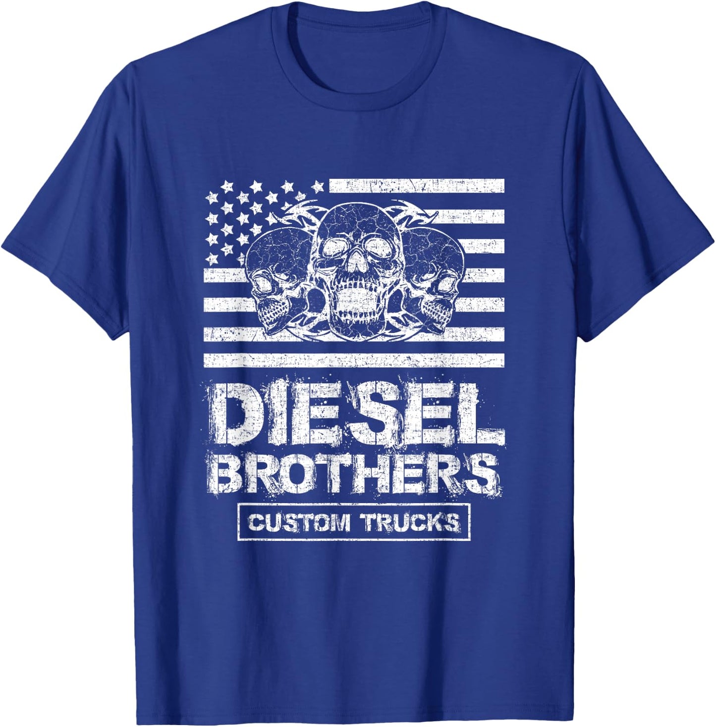 Diesel brothers custom truckers t shirt T-Shirt - T-Shirt | Royal