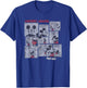 Disney - Mickey Mouse Comic Squares T-Shirt - T-Shirt | Royal