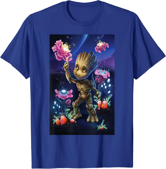 Marvel Guardians of The Galaxy Groot Plants T-Shirt - T-Shirt | Royal