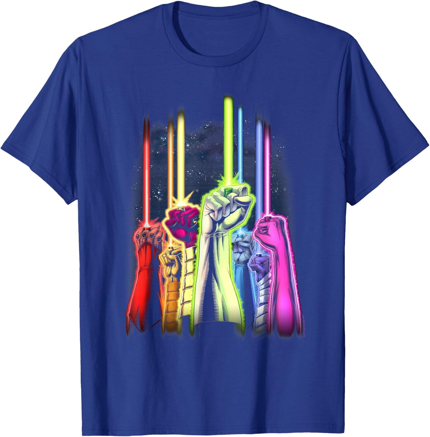 Green Lantern Rainbow Corps T-Shirt - T-Shirt | Royal