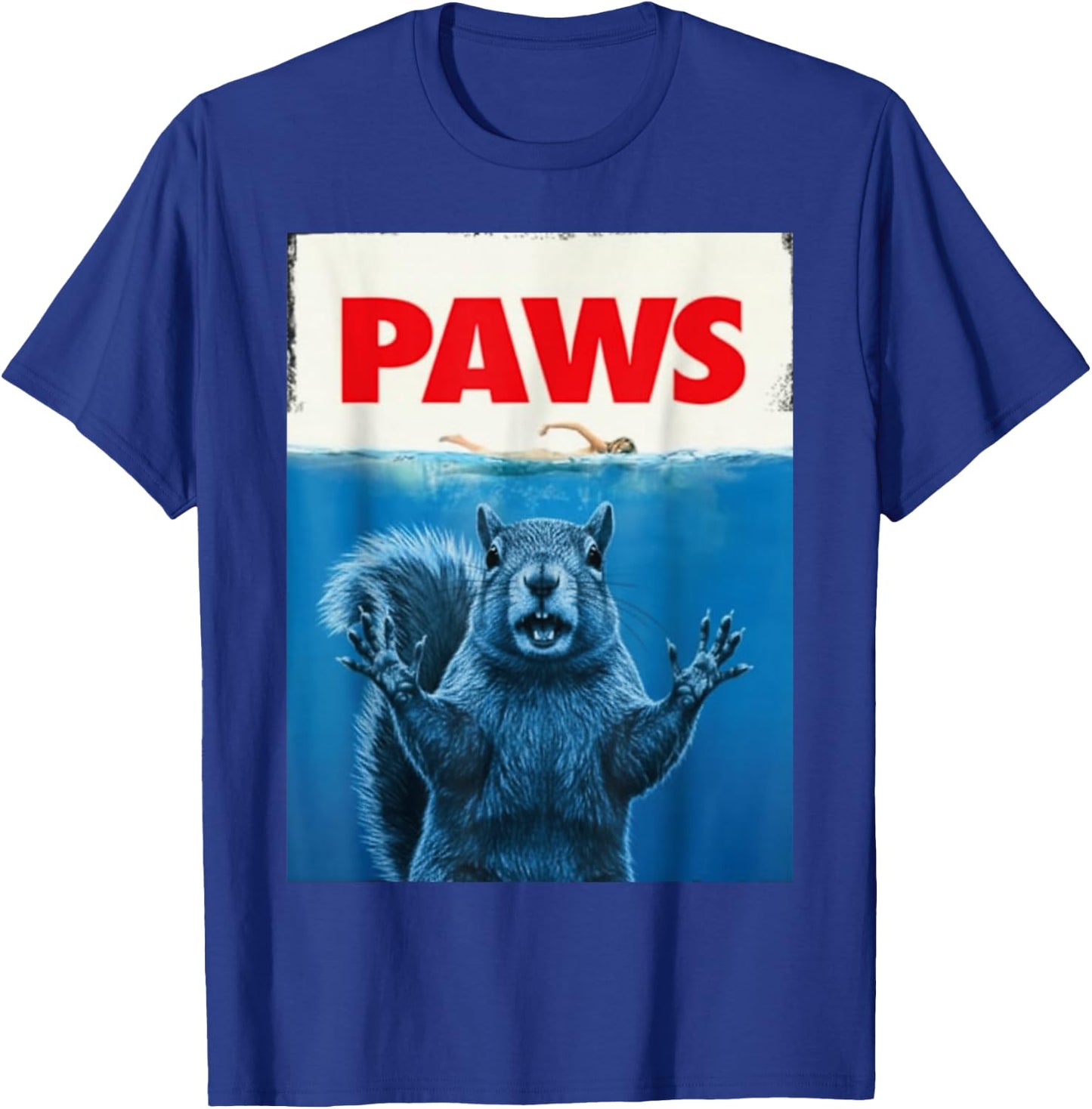 Paws Squirrel Shirts Funny Squirrel Gifts Women Kid T-Shirt - T-Shirt | Royal