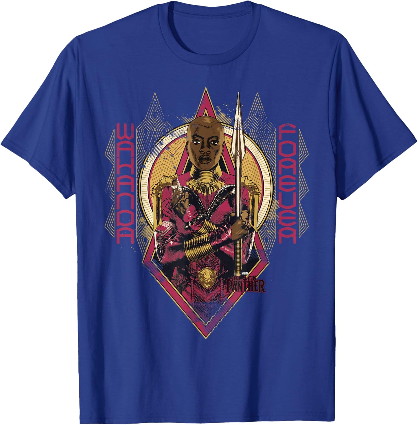 Marvel Black Panther Wakanda Forever Okoye Rises T-Shirt - T-Shirt | Royal