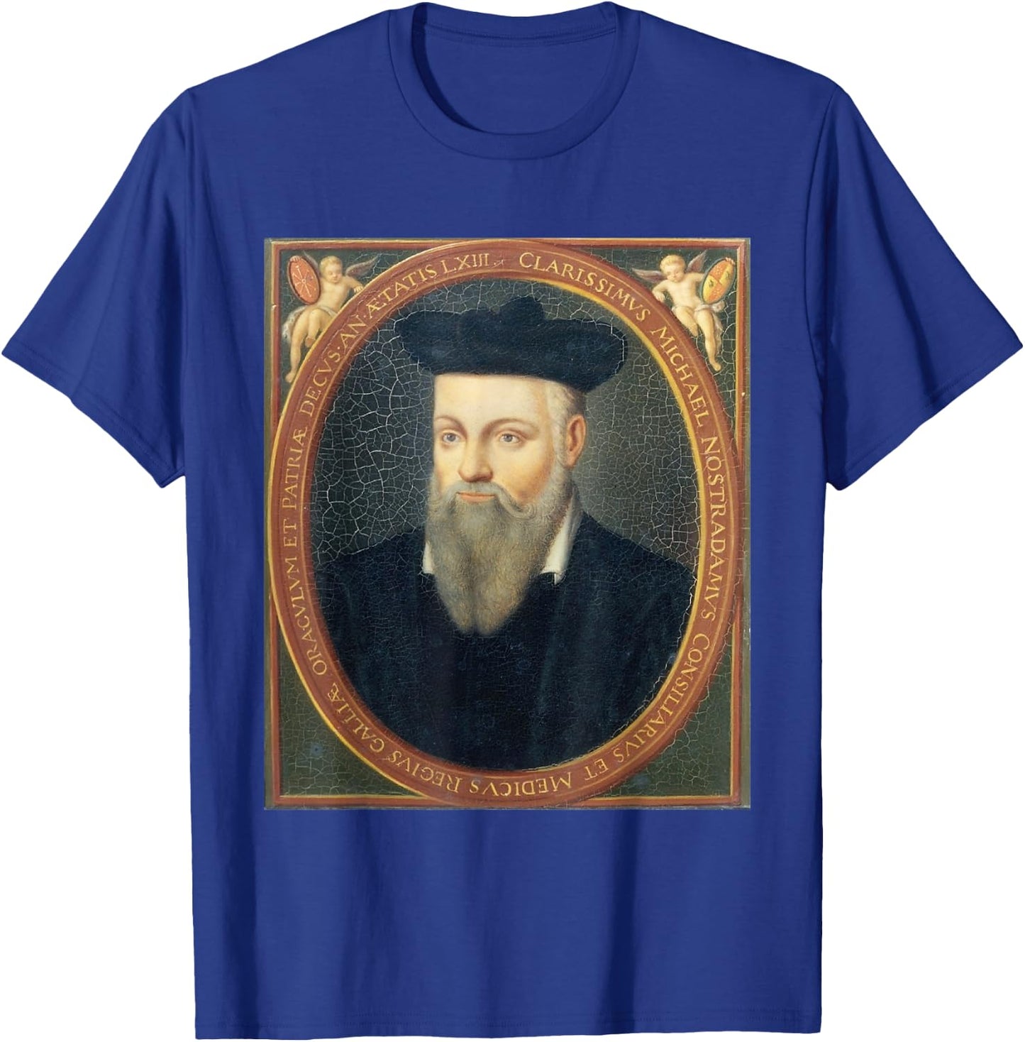 Nostradamus Nostradamus Seer Predictions T-Shirt - T-Shirt | Royal