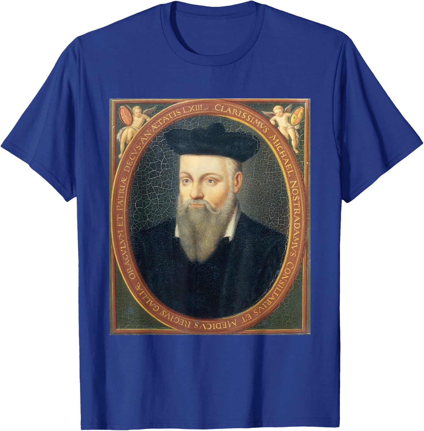 Nostradamus Nostradamus Seer Predictions T-Shirt - T-Shirt | Royal