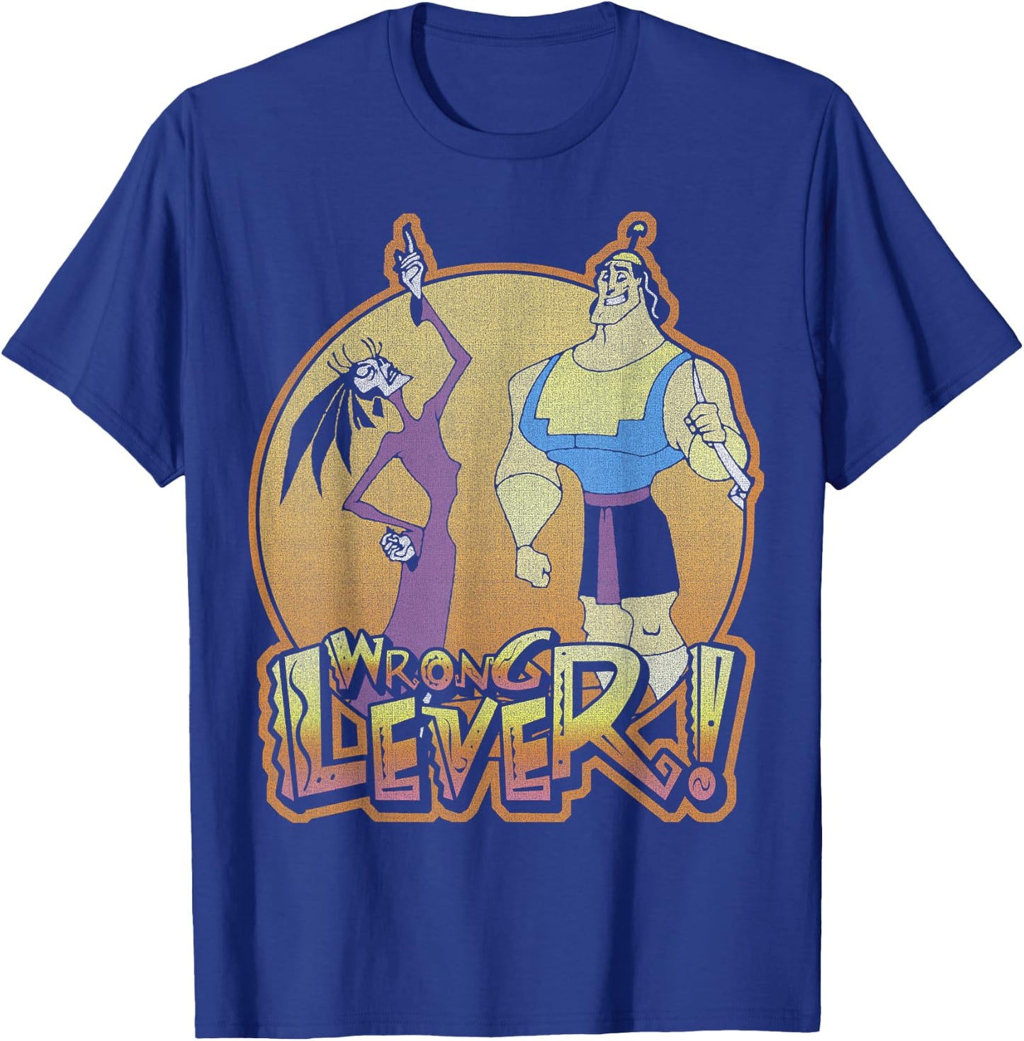 Disney Emperors New Groove Kronk and ESMA Wrong Lever T-Shirt - T-Shirt | Royal