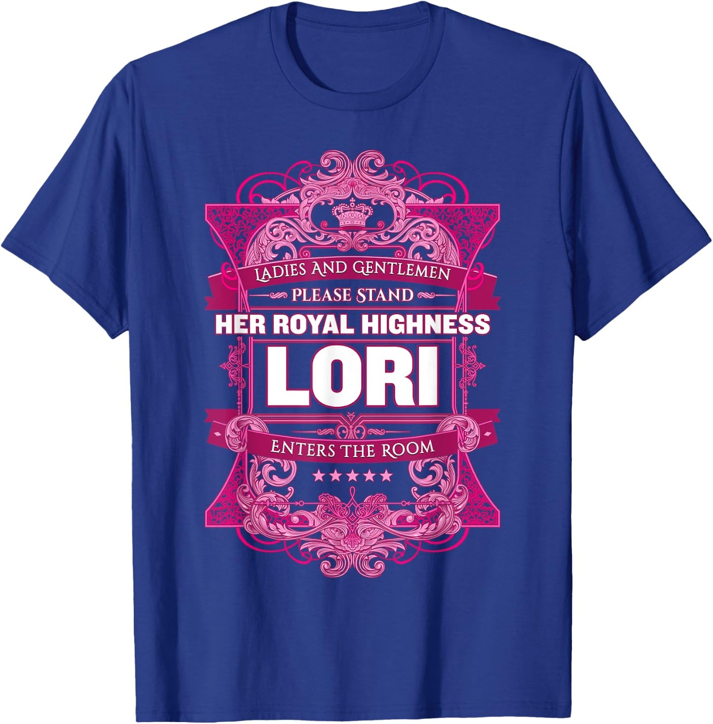 Lori First Name T-Shirt - T-Shirt | Royal