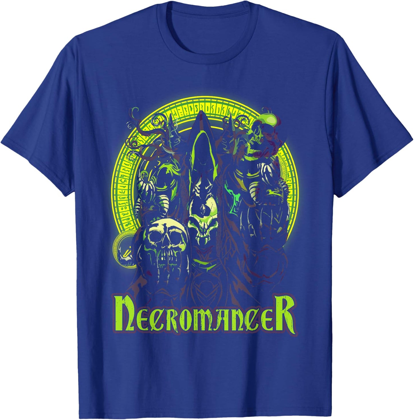 Necromancer Fantasy Magic Roleplaying Tabletop RPG Gamers T-Shirt - T-Shirt | Royal