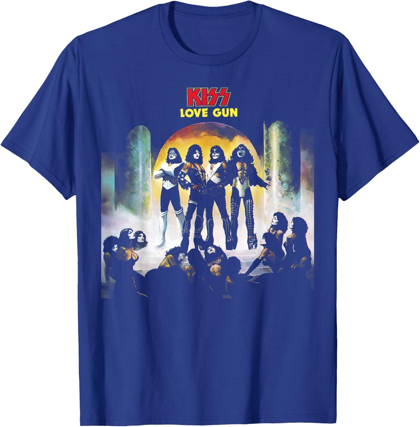 KISS - 1977 Love Gun T-Shirt - T-Shirt | Royal