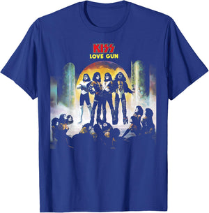 KISS - 1977 Love Gun T-Shirt - T-Shirt | Royal