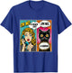Oh No a Black Cat & Karen Funny Comic Cat Lovers Design T-Shirt - T-Shirt | Royal