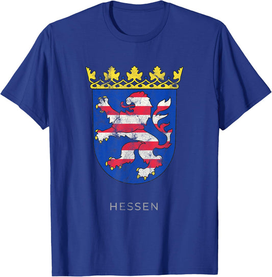 Hessen German Coat of arm Germany Deutsch Shirt T-Shirt - T-Shirt | Royal