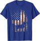 Golden Retriever American Flag Patriotic 4th Of July Kids Men T-Shirt - T-Shirt | Royal