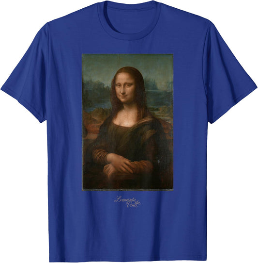 Leonardo da Vinci Mona Lisa Painting Art Teacher Gift Outfit T-Shirt - T-Shirt | Royal