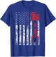 Patriotic Auto & Diesel Mechanic USA Flag Piston T-Shirt - T-Shirt | Royal