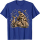 St. Francis of Assisi Floral Religious Faith T-Shirt - T-Shirt | Royal