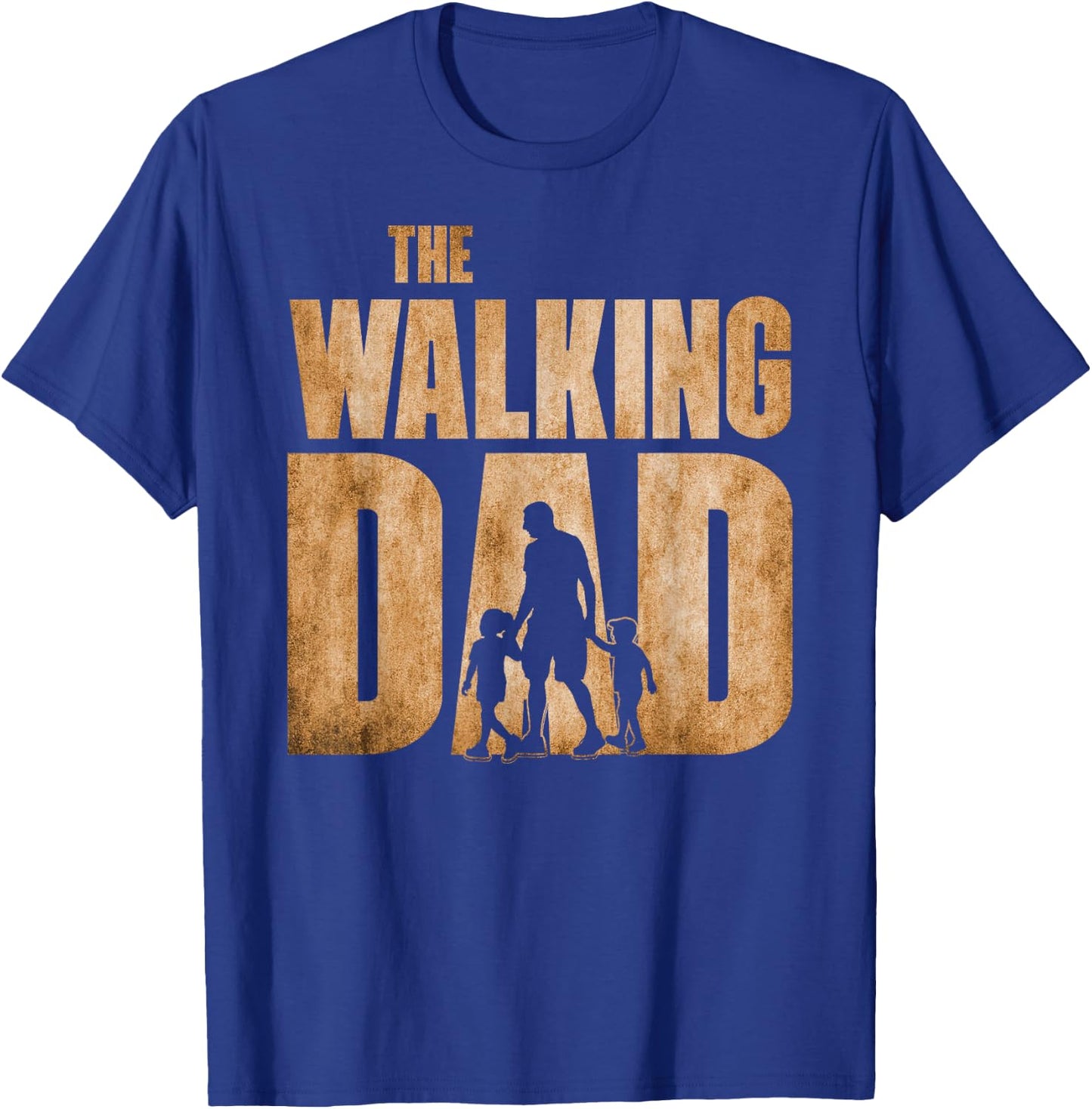 Walking Dad Funny Fathers Day Shirt from Children Kids Gift T-Shirt - T-Shirt | Royal