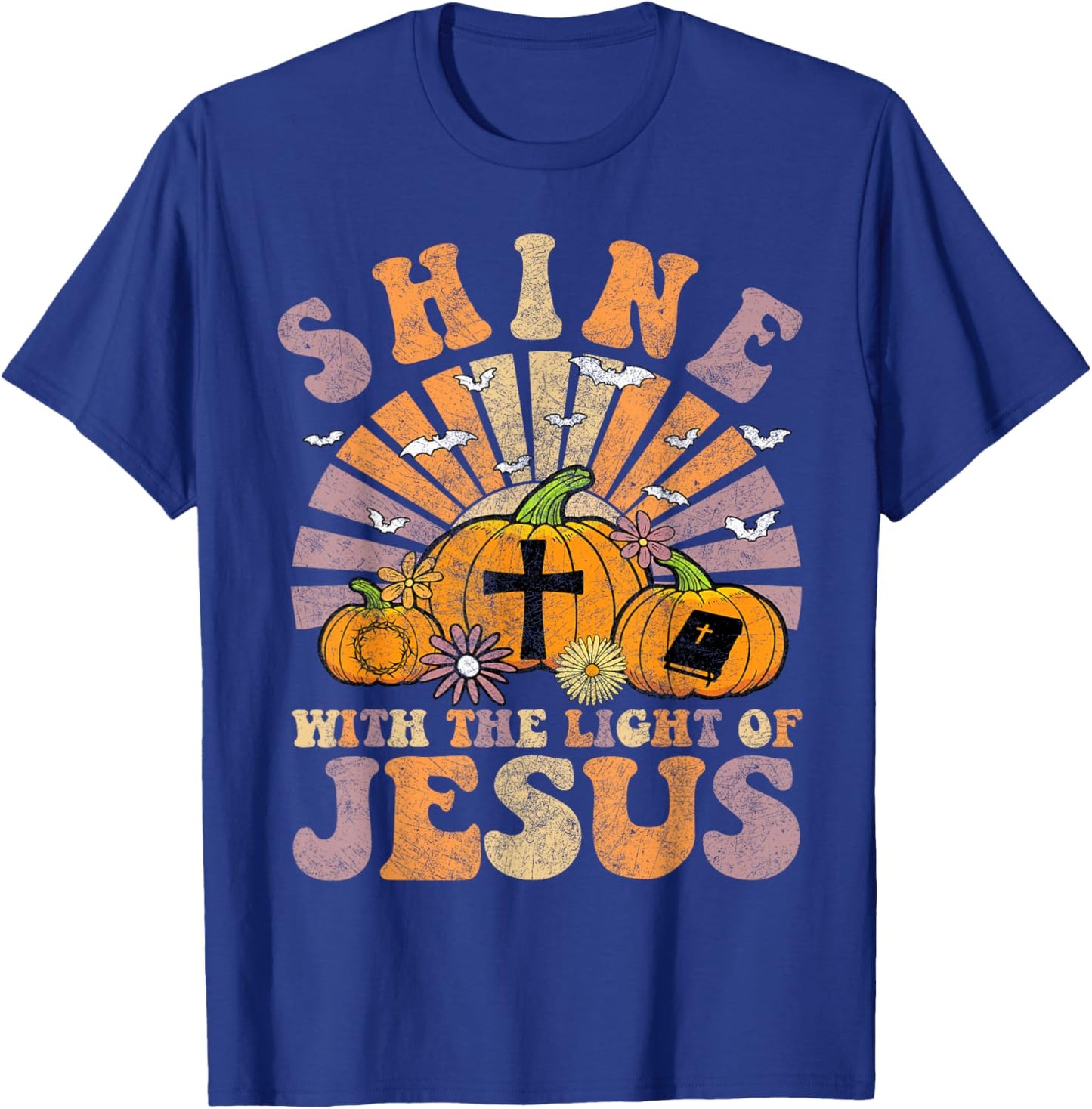 Shine With The Light Of Jesus Christian Halloween Women T-Shirt - T-Shirt | Royal