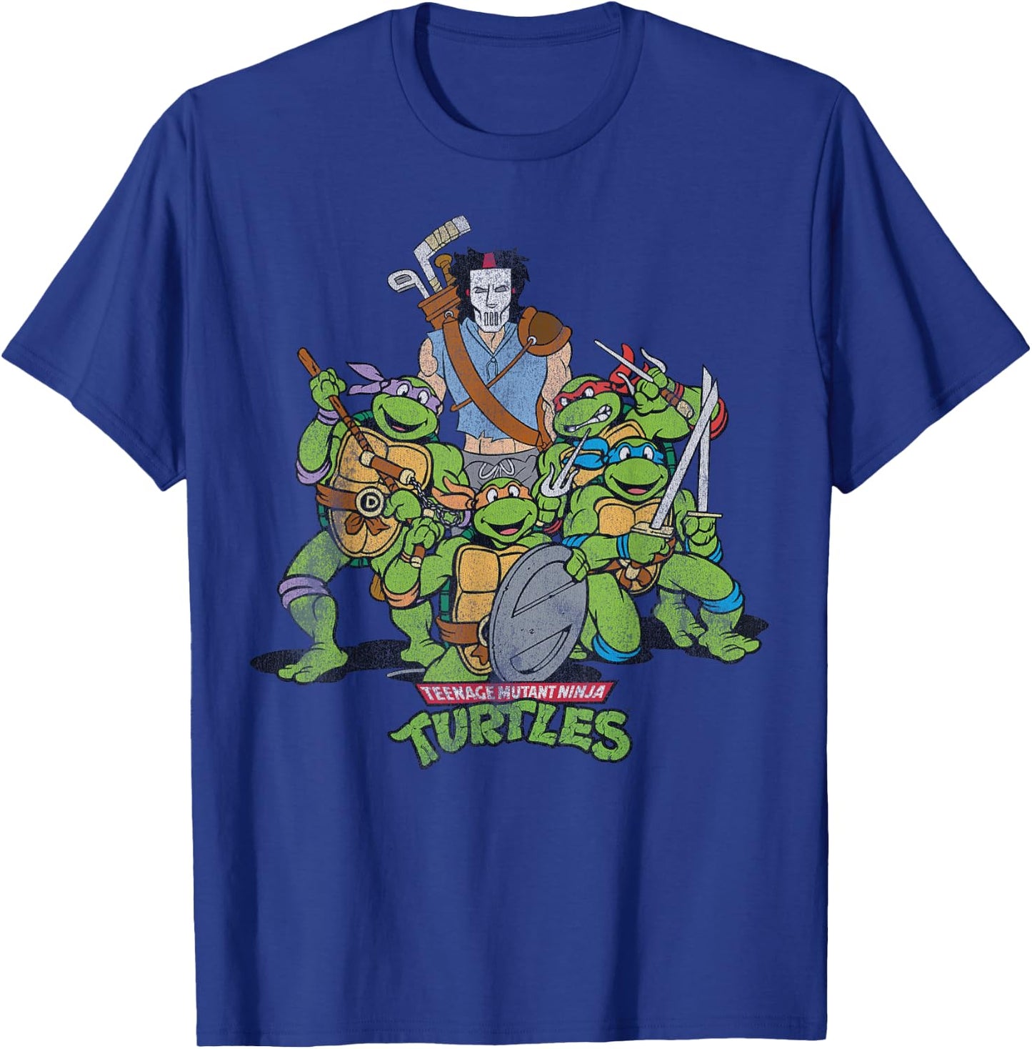Teenage Mutant Ninja Turtles - and Casey Jones T-Shirt - T-Shirt | Royal