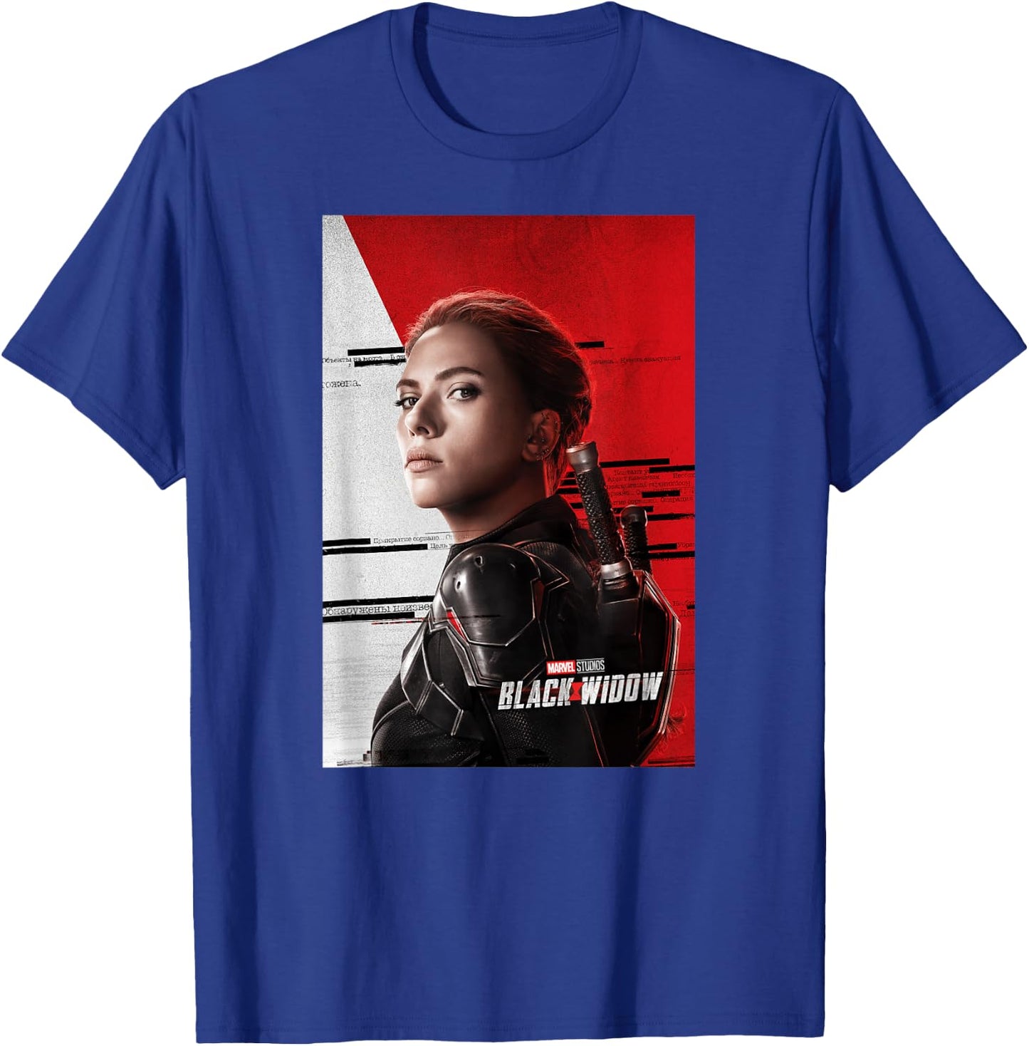 Marvel Black Widow Natasha Romanoff Teaser Movie Poster T-Shirt - T-Shirt | Royal