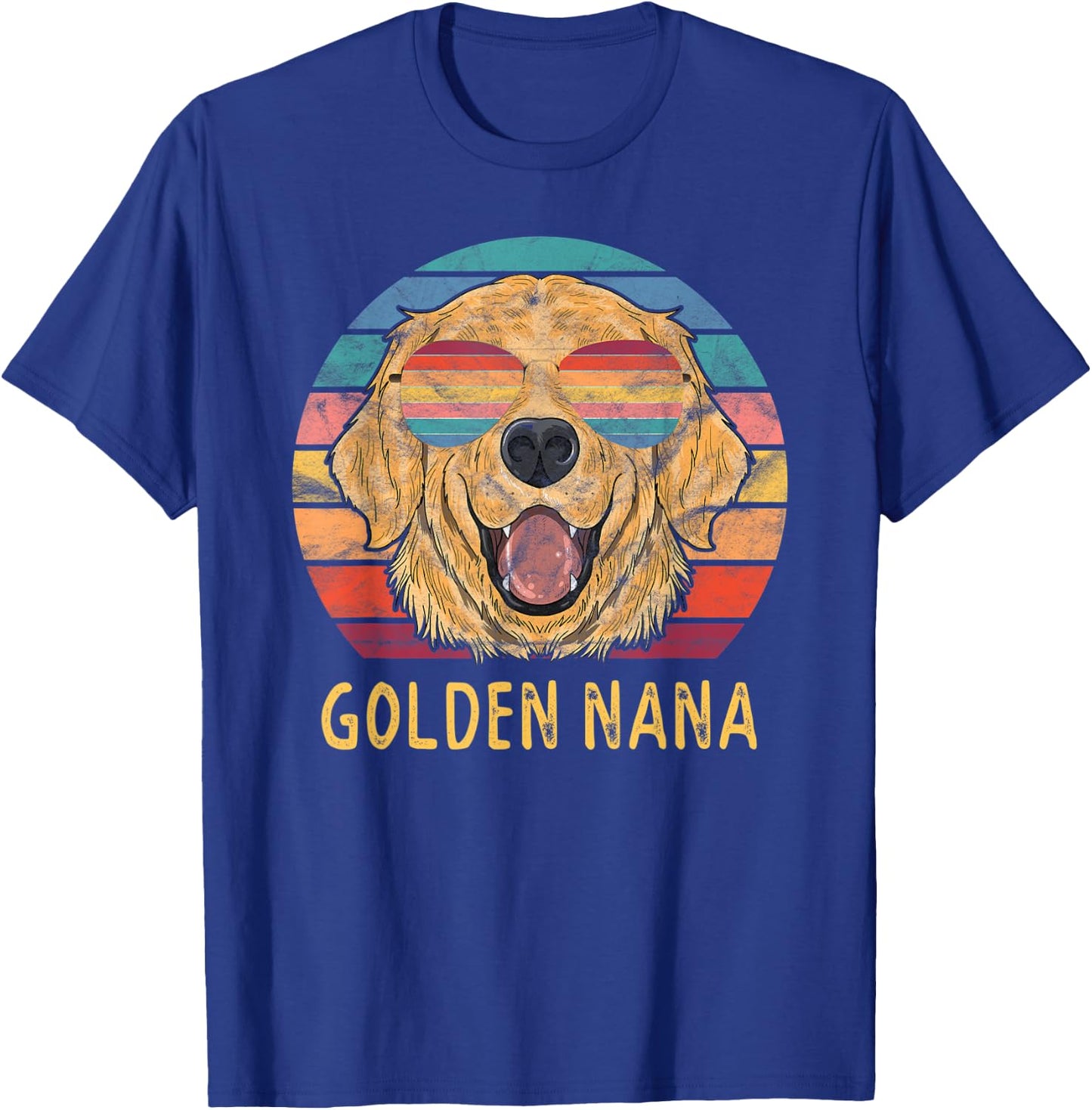 Golden Retriever Nana Gifts, Golden Retriever Grandma T-Shirt - T-Shirt | Royal