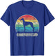 Greyhound Vintage Style Dog T-Shirt - T-Shirt | Royal