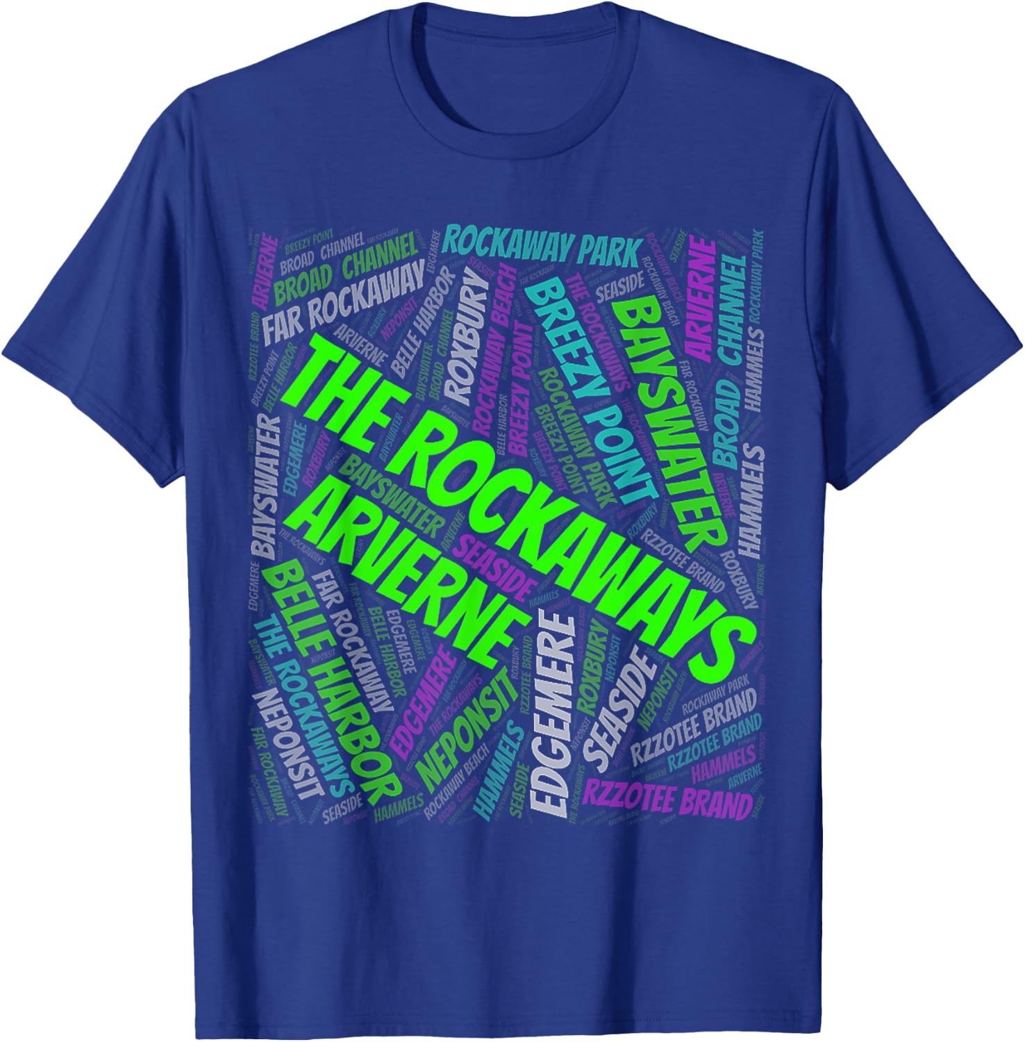 Far Rockaway beach queens new york city T-Shirt - T-Shirt | Royal