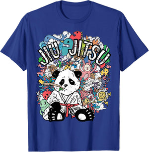 Jiu Jitsu Panda T-Shirt - T-Shirt | Royal