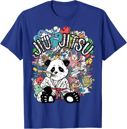 Jiu Jitsu Panda T-Shirt - T-Shirt | Royal