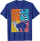 Madagascar Monkey Animal Lemur T-Shirt - T-Shirt | Royal